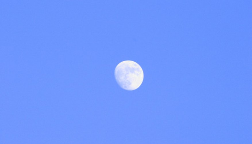 Photo Credit: Photos.com/Photos.com/Getty Images The moon goes through eight phases in one month.
