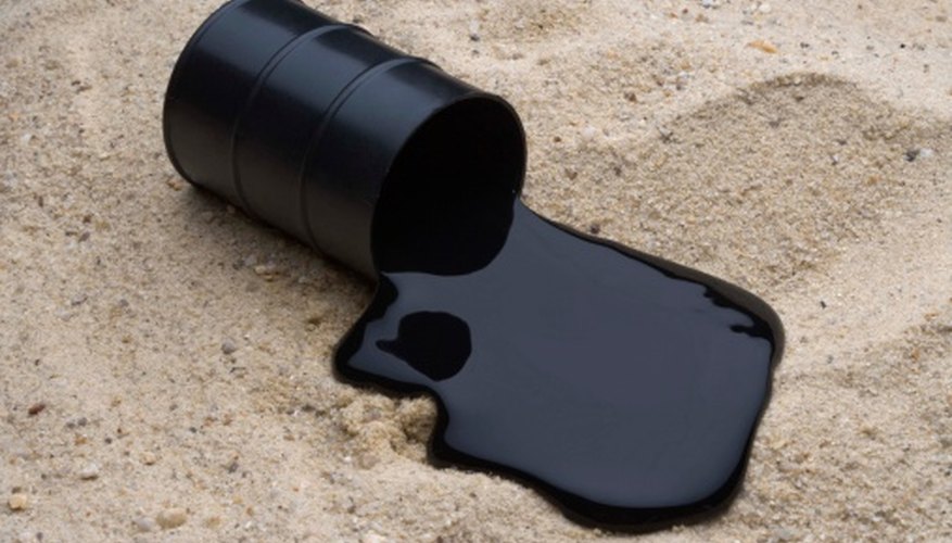 Photo Credit: Jupiterimages/Comstock/Getty Images Crude oil is commonly measured in barrels.