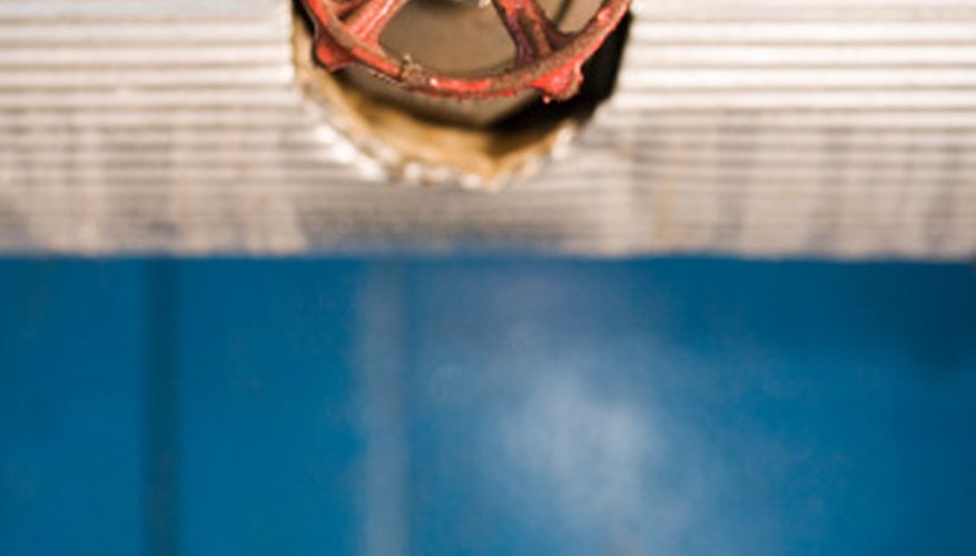 Photo Credit: Jupiterimages/Comstock/Getty Images Flow rates are measured in CFM or pounds per second.