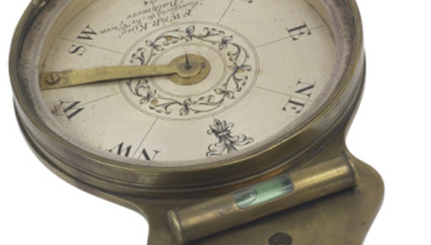 Photo Credit: Hemera Technologies/PhotoObjects.net/Getty Images A magnetic mineral, magnetite is often a component of compasses.
