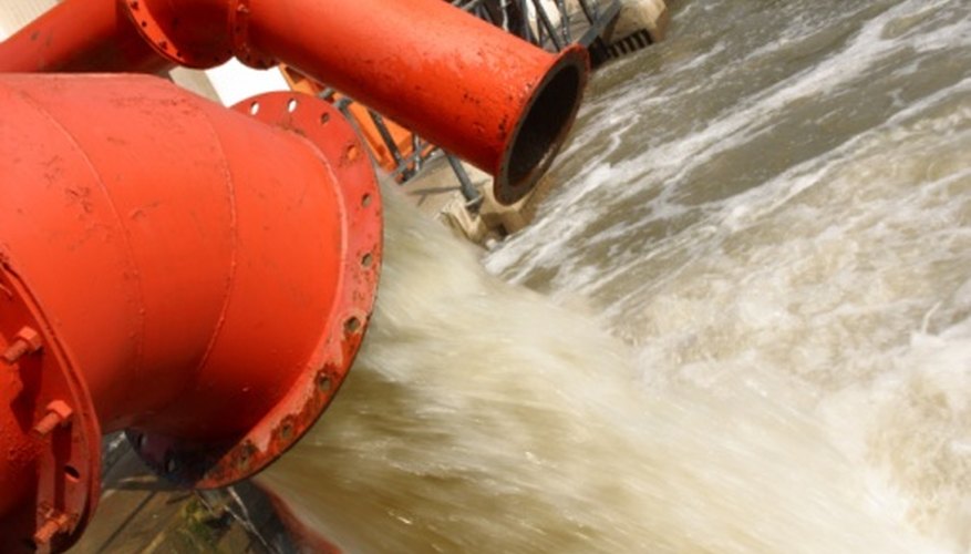 Photo Credit: Jupiterimages/Photos.com/Getty Images A heavy flow may carry several gallons each second.