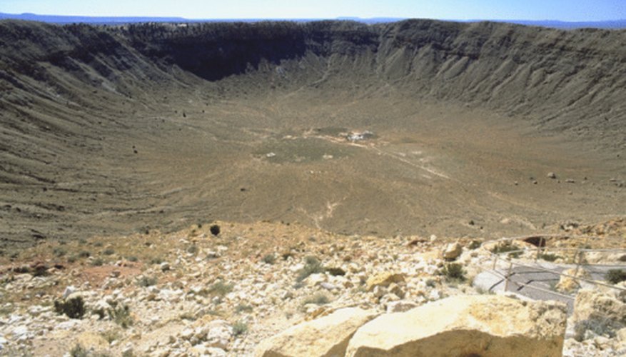 Photo Credit: NA/AbleStock.com/Getty Images Impact craters can be seen on all four terrestrial planets.