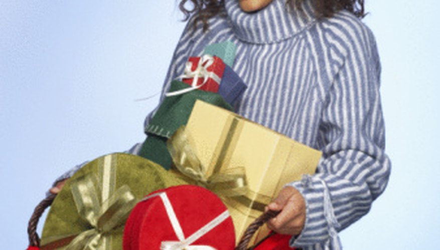 Choose a holiday gift basket for someone in your life.