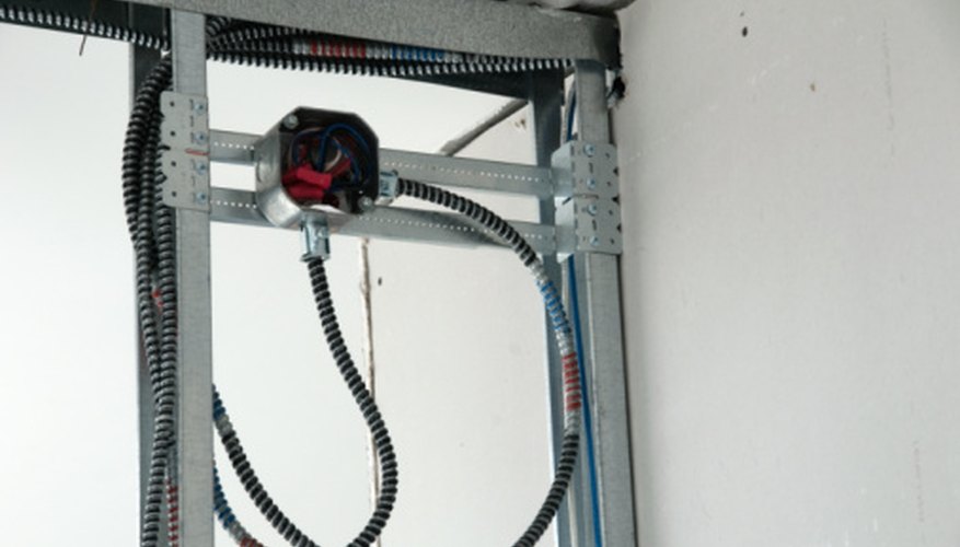 Electrical boxes should be installed according to code specifications. Electrical boxes should be installed according to code specifications.