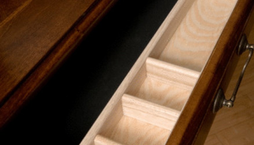Drawer inserts help organize smaller items. Drawer inserts help organize smaller items.