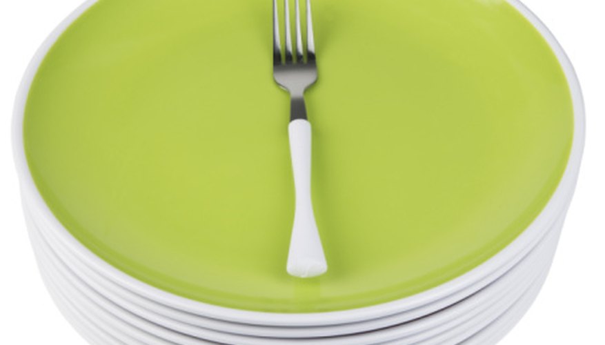 Photo Credit: Photos.com/PhotoObjects.net/Getty Images The distance around the plate is the circumference; the fork marks the diameter.