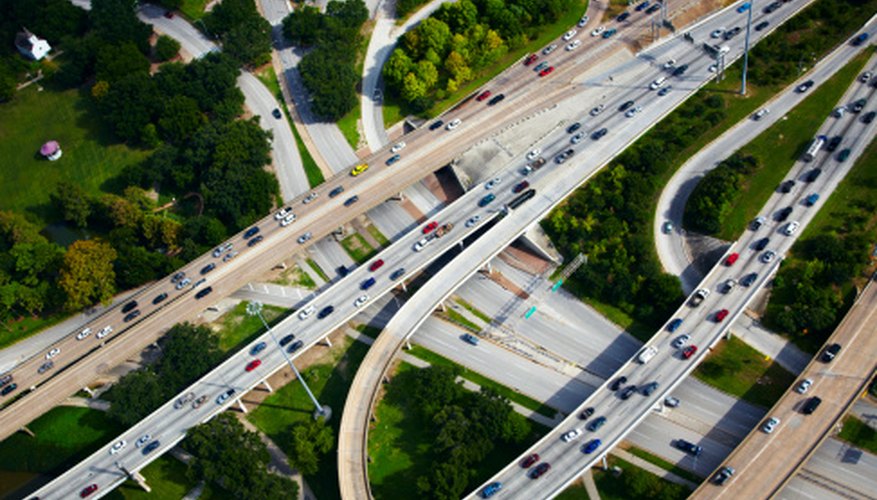 Photo Credit: Thomas Northcut/Photodisc/Getty Images Transportation engineers use delta angles to optimize traffic flow designs.