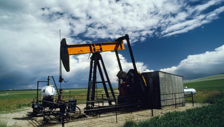 Photo Credit: DC Productions/Photodisc/Getty Images Oil is pumped near Calgary, Alberta, Canada.