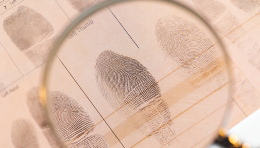 Photo Credit: Stockbyte/Stockbyte/Getty Images Fingerprints start forming on a fetus during the twelth week of gestation.