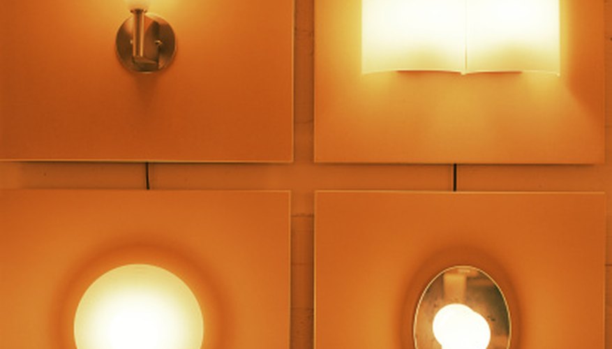Photo Credit: Ryan McVay/Photodisc/Getty Images Different lighting fixtures may be compared based on energy consumption and the quality and quantity of light produced.