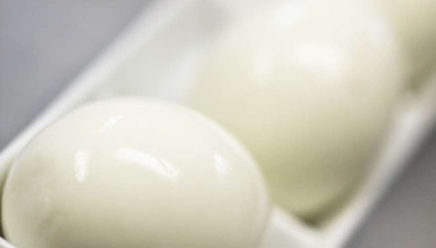 Photo Credit: Jupiterimages/Photos.com/Getty Images Hard boiled eggs are a flexible object.