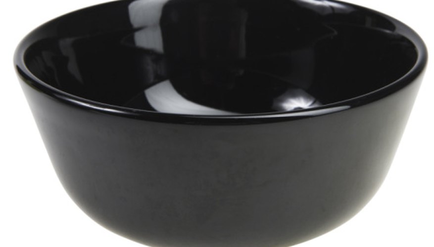 Use a wide bowl to give the nails plenty of room. Use a wide bowl to give the nails plenty of room.