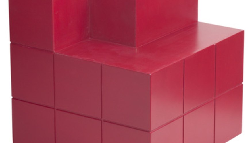 Photo Credit: Hemera Technologies/PhotoObjects.net/Getty Images Cubic units can be expressed as the product of one-dimensional units.
