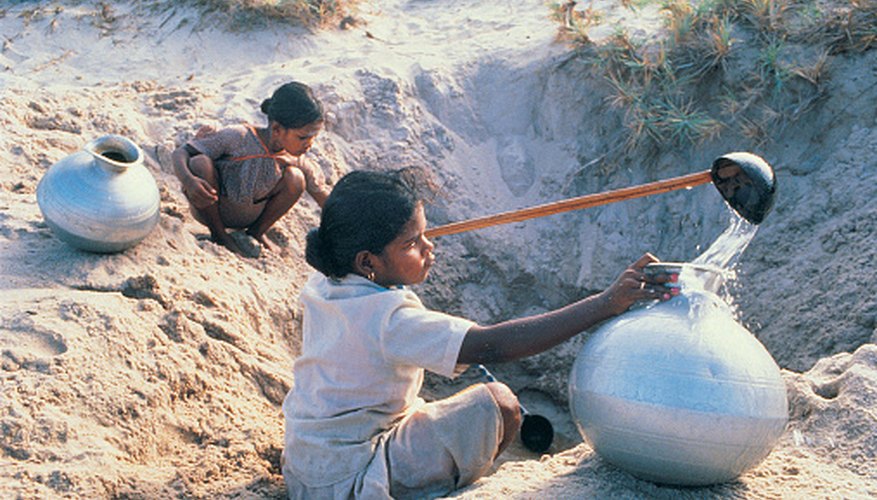 Photo Credit: Stockbyte/Stockbyte/Getty Images People rely on aquifers for clean, safe drinking water.