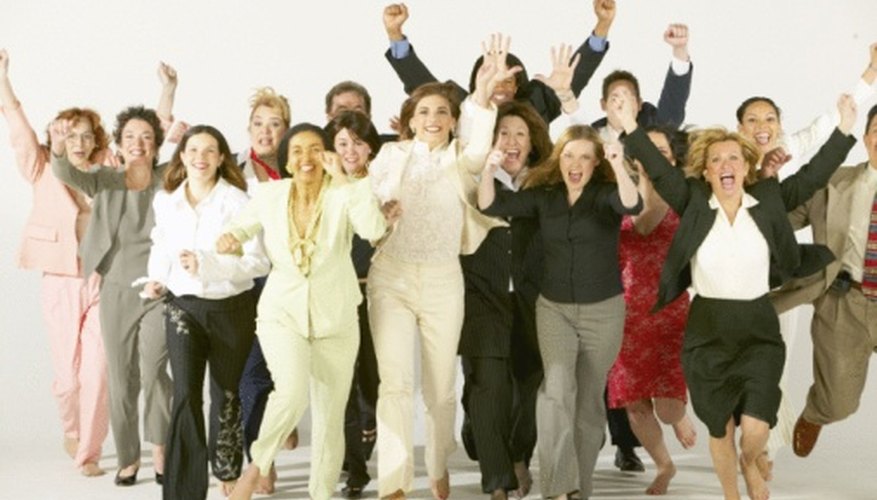 Photo Credit: Jupiterimages/Photos.com/Getty Images Maintaining the morale of employees can boost the wealth of a business.