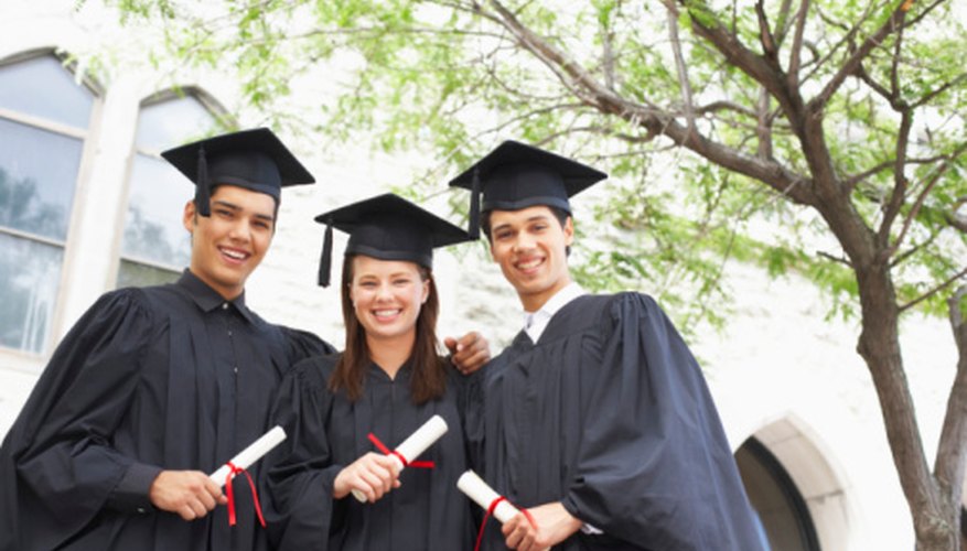 Photo Credit: Jupiterimages/Photos.com/Getty Images Without a high school diploma, you might have to take an aptitude test to enroll in a program.