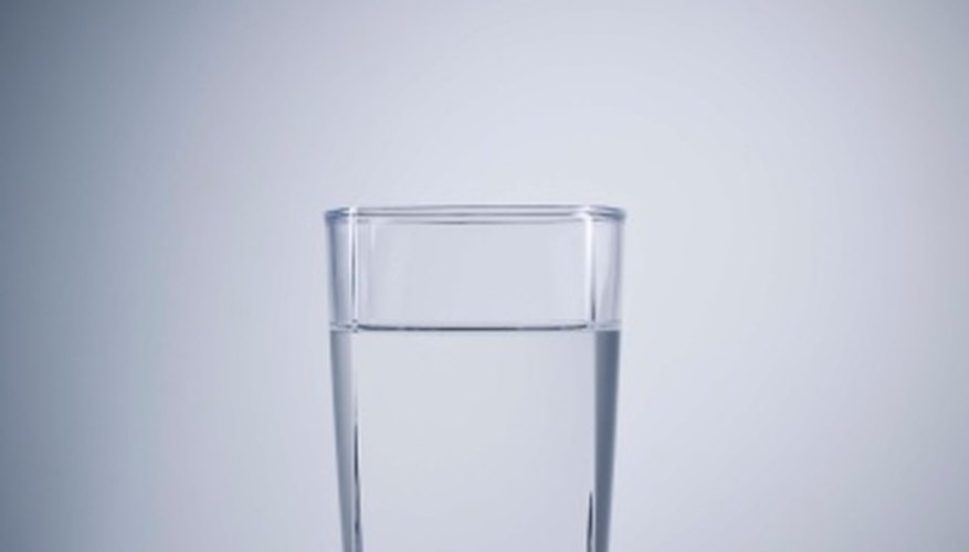 Photo Credit: Jupiterimages/Comstock/Getty Images A water glass is a good option, but make sure to wash it thoroughly before drinking from it!