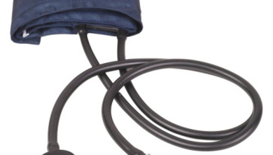 Photo Credit: Hemera Technologies/PhotoObjects.net/Getty Images Blood pressure may be measured in different ways.