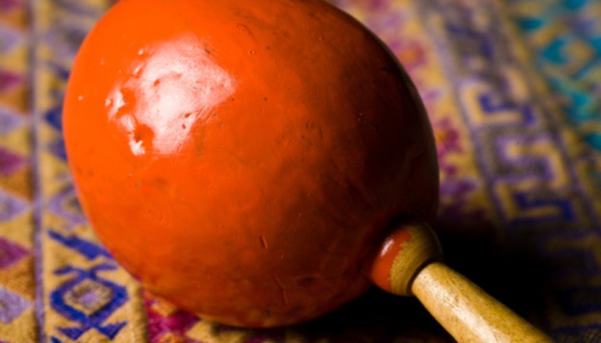 Photo Credit: Jupiterimages/Photos.com/Getty Images Maracas are one of many instruments that students can easily make at home.