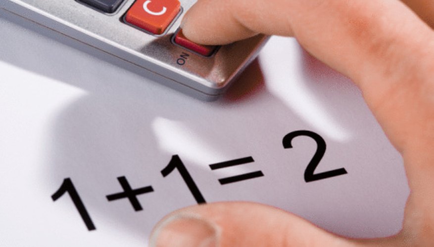 Photo Credit: Jupiterimages/Photos.com/Getty Images Only basic mathematical operations are required for this calculation.