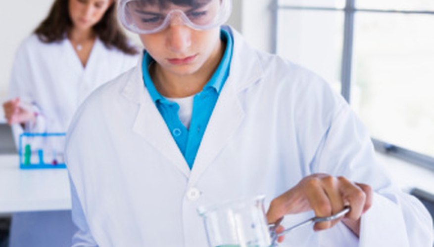 Photo Credit: Jupiterimages/Goodshoot/Getty Images Students can learn about reactivity in the lab.