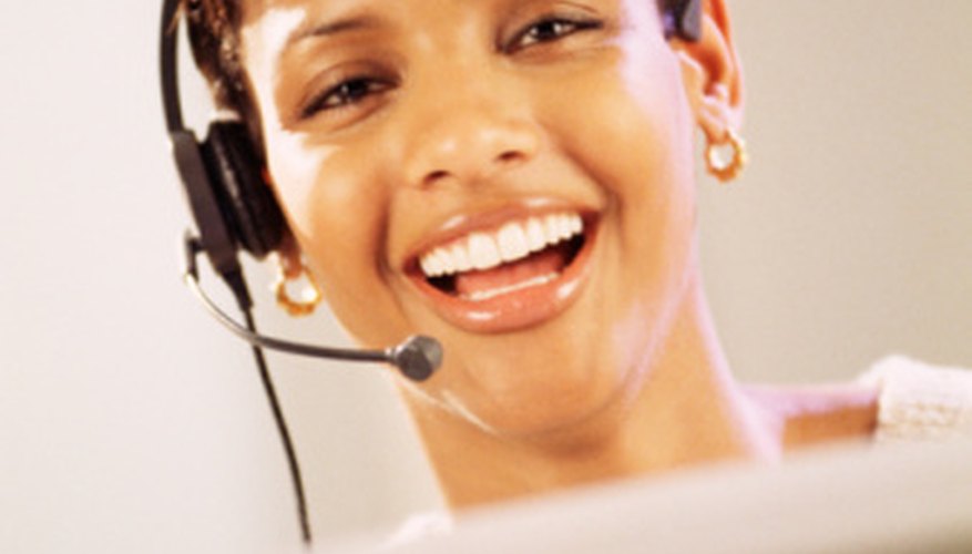 Photo Credit: Jupiterimages/liquidlibrary/Getty Images Some employees enjoy interacting and helping customers on the telephone.