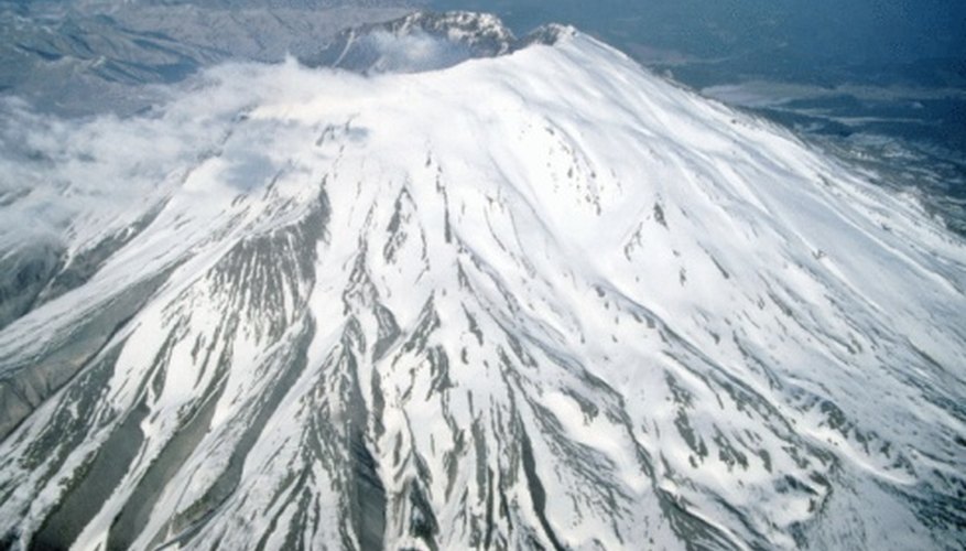 Photo Credit: Jupiterimages/Photos.com/Getty Images Mount St. Helens had massive ground deformation before its eruption.