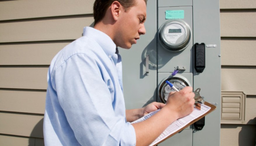 Photo Credit: Jupiterimages/liquidlibrary/Getty Images Electric-meter nameplate specifications contain information pertaining to the meter's technical characteristics.