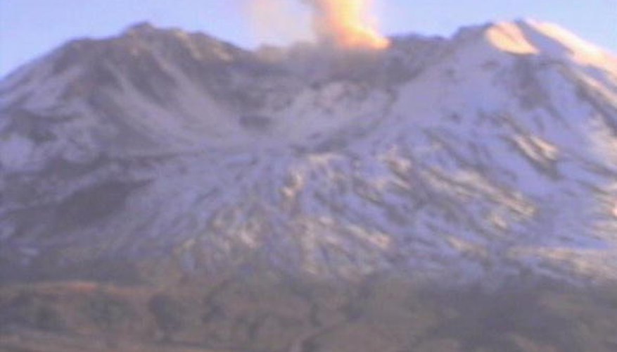 Photo Credit: Handout/Getty Images News/Getty Images Composite volcanoes, such as Mount St. Helens, are prone to failures in their steep sides, known as sector collapses.