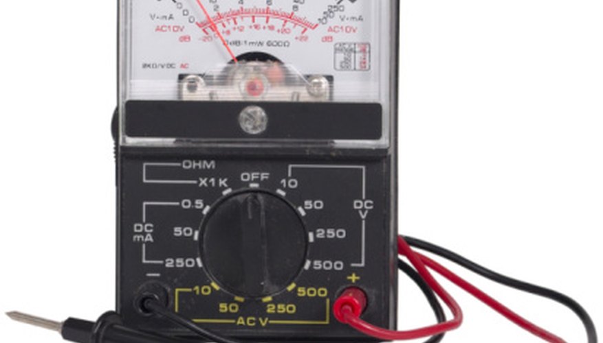 How To Use Analog Multimeters | Sciencing