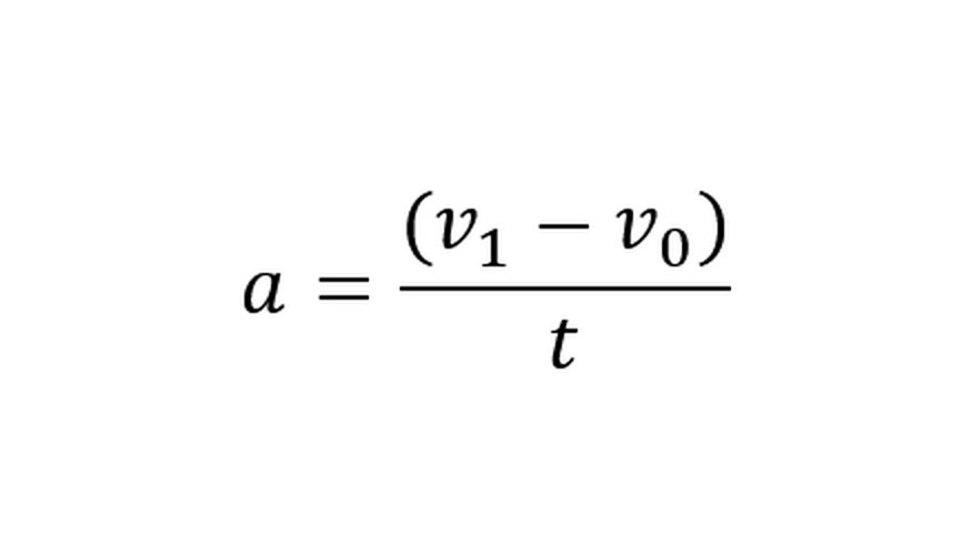 How to Calculate Acceleration Sciencing