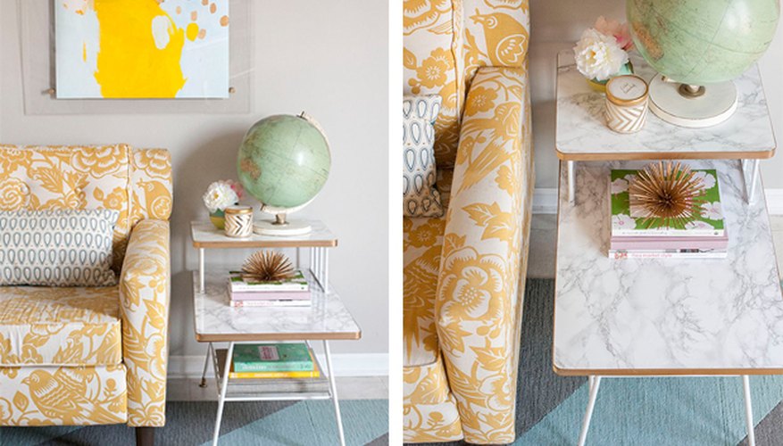Style your refreshed mid-century table with books and more vintage accessories. Style your refreshed mid-century table with books and more vintage accessories.