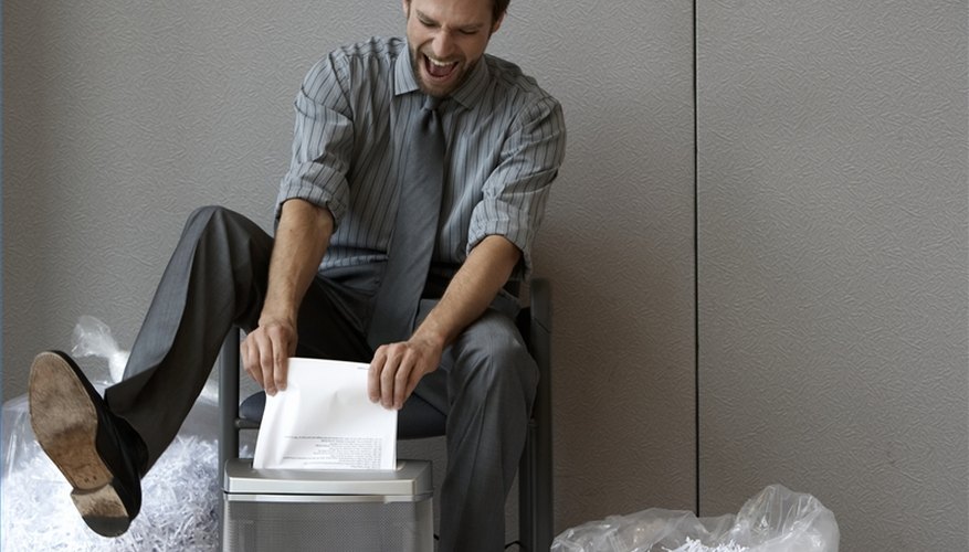 oil a Paper Shredder