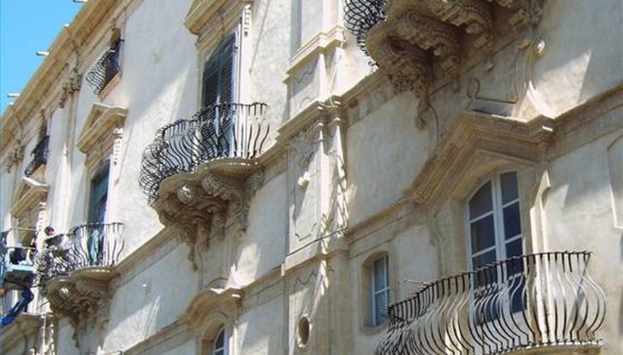 Sicily is famous for its ornate balconies and balustrades. Sicily is famous for its ornate balconies and balustrades.