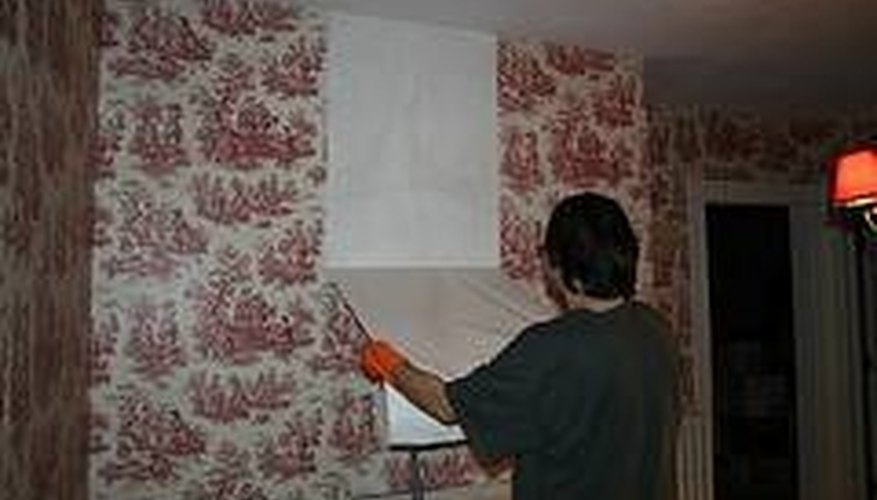 Some wallpaper can be peeled from the wall. Some wallpaper can be peeled from the wall.