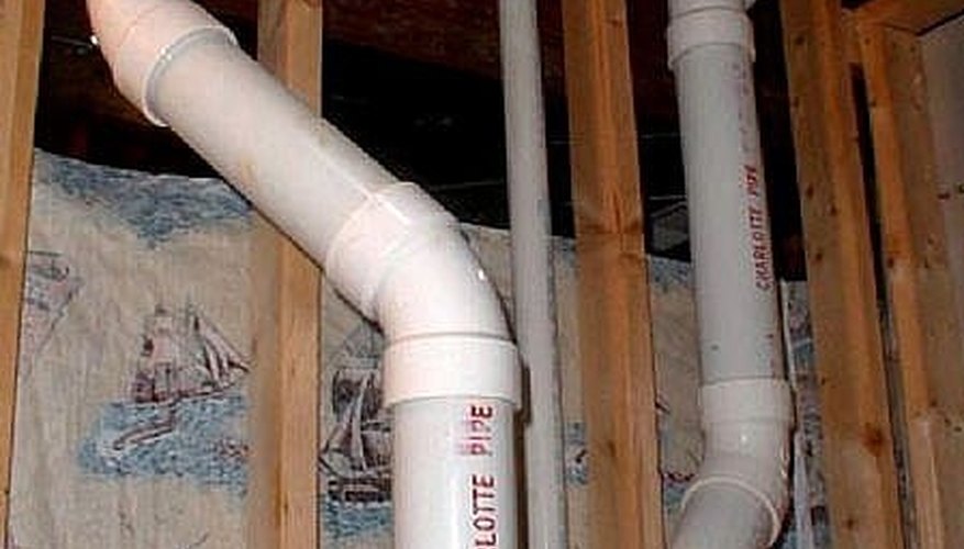 DWV connections in the basement. DWV connections in the basement.