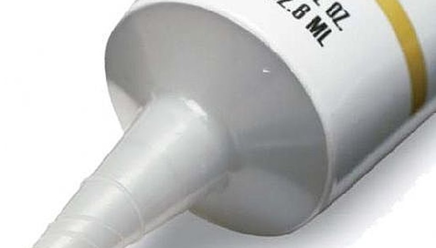 Seal the edges with caulk. Seal the edges with caulk.