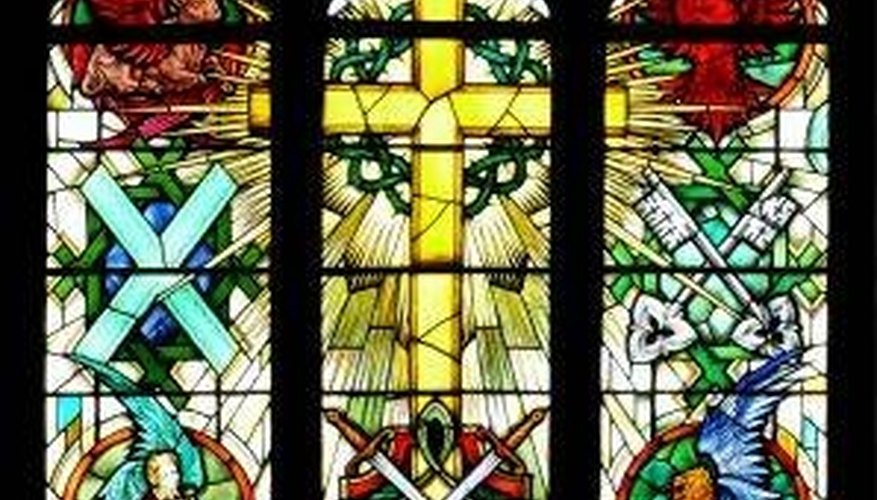 Biblical Stained Glass Window Biblical Stained Glass Window