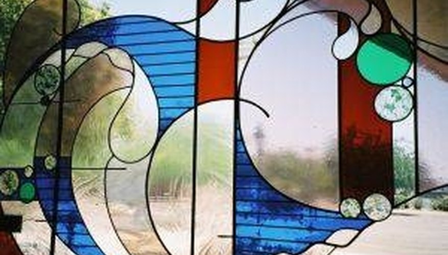 Modern Stained Glass Window Modern Stained Glass Window