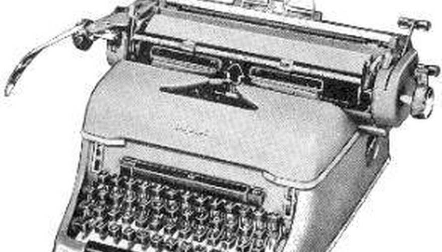 How Does a Typewriter Function?