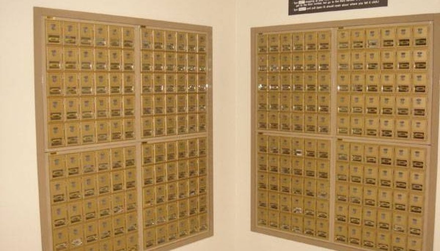 how to address post office box