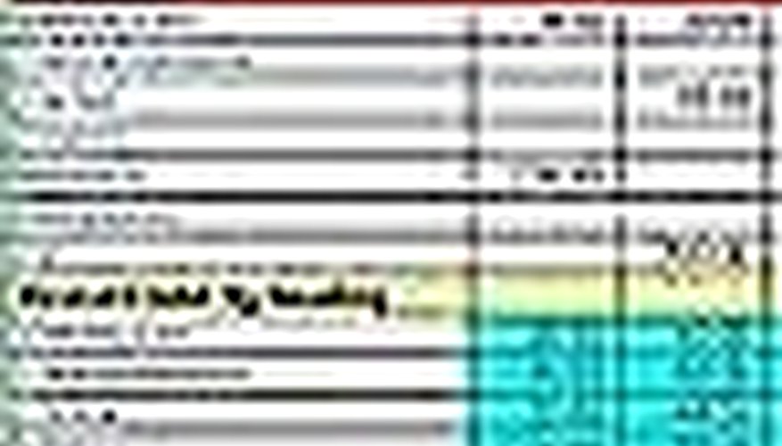 sample household budget template