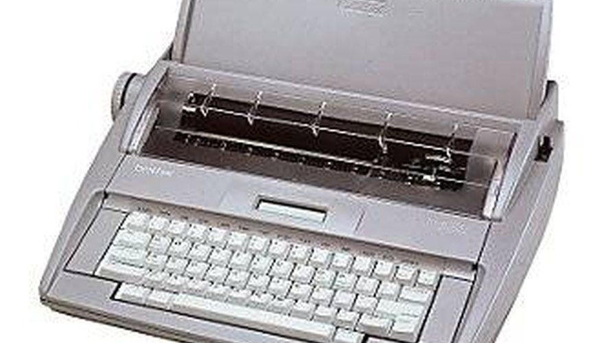 Information on the Typewriter
