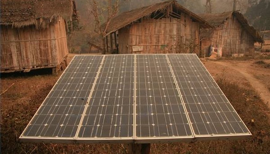 Solar Powar Use in Thailand Tribal village Solar Powar Use in Thailand Tribal village