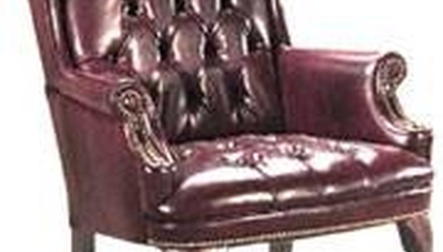 This Library Wing Back Chair originated in London in about 1850. This Library Wing Back Chair originated in London in about 1850.