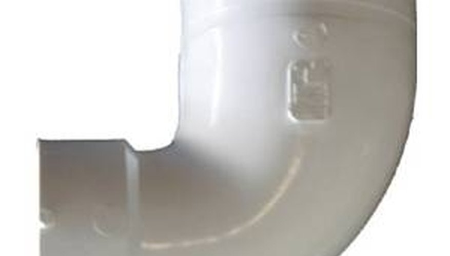 A closet bend runs from the bottom of the toilet drain and bends toward the main sewage line. A closet bend runs from the bottom of the toilet drain and bends toward the main sewage line.