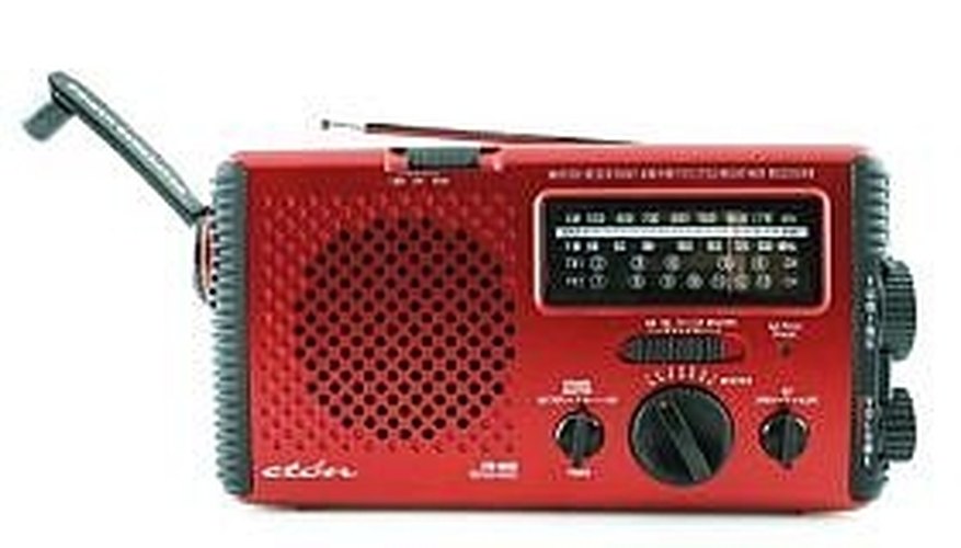 Hand operated generator radio Hand operated generator radio