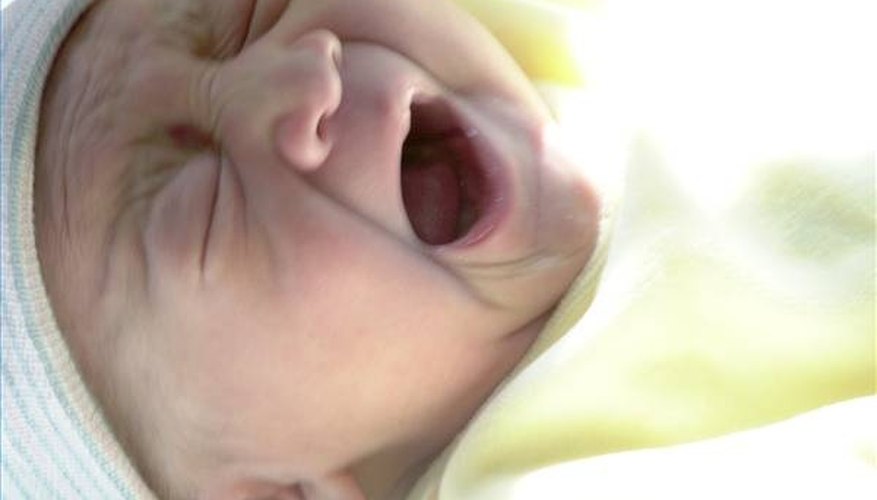 A cold sore can mean a cranky baby. A cold sore can mean a cranky baby.