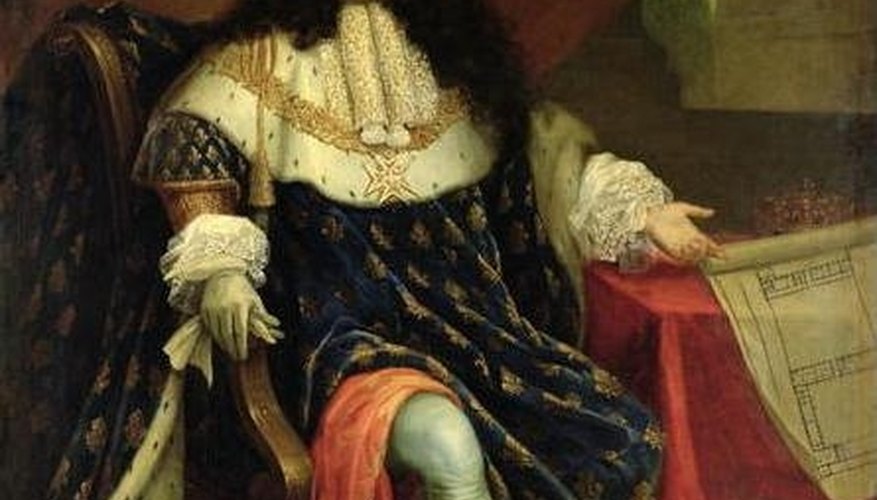 Louis XIV, on a Renaissance chair, Puublic Domain Louis XIV, on a Renaissance chair, Puublic Domain