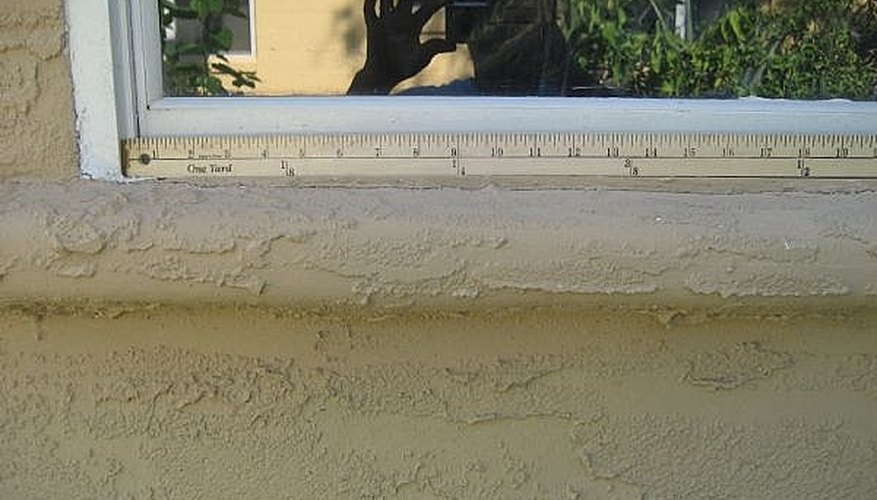 Measure bottom of window. Measure bottom of window.